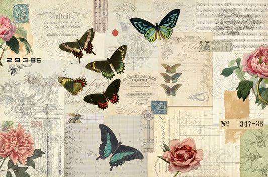 Butterfly Masterboard Decoupage Paper